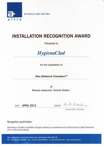 Installation Award